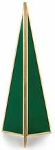 Ehetehoidja AmeliaHome AH FIR BOTTLEGREEN, 10x25 cm, kuldne/roheline