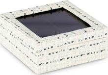 Ehetekarp AmeliaHome Masca, 18 x 6.5 cm, must/kreemjas