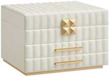 Ehtekarp Songmics HOME ANAH, 21.5x24x15.8 cm, pilvevalge