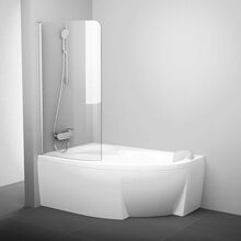Vannisein Ravak CVSK1 Rosa 160/170 L, 85 cm x 160 cm, satiin/läbipaistev