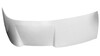 Vannipaneel Ravak Asymmetric 160 R CZ47100000, 220.5 x 2 x 59 cm, lumivalge