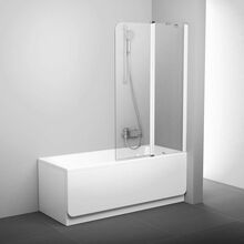 Vannisein Ravak CVS2 - 100 R, 99 x 150 cm, valge/läbipaistev