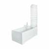 Vannisein Besco Ambition 1 PA1S, 75 x 130 cm, valge/kroom