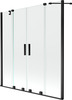 Vannisein Mexen Velar Duo II, 140 x 150 cm, must/läbipaistev