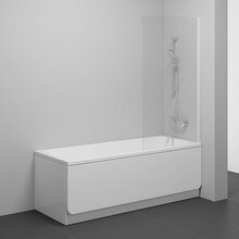 Vannisein Ravak NVS1-80, 80 cm, valge/läbipaistev