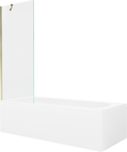 Vann Mexen Vega 150 x 70 x 40 cm, ristkülik, kuldne/valge, koos vanniseinaga