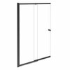 Vannisein Besco Easy Slide Gun Metal, 100 x 150 cm, must/läbipaistev