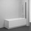 Vannisein Ravak NVS1-80, 80 x 140 cm, must/läbipaistev