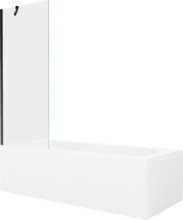 Vann Mexen Vega 170 x 70 x 40 cm, ristkülik, ühe seinaga 70 cm, läbipaistev/valge