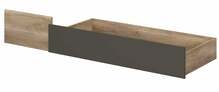 Voodipesukast Black Red White Malcolm S325-SZU-DAMO/SZW, 123 x 56.5 cm, pruun/hall