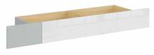 Voodipesukast Black Red White, 200 x 79.5 cm, tamm/valge/hall