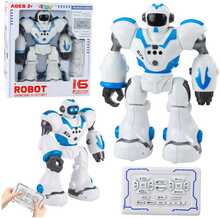 Interaktiivne kaugjuhitav robot Lean Toys U ICTORY, 16 funktsiooni, sinine