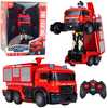 Kaugjuhitav robot Lean Toys Firefighter Robot Car 2-in-1