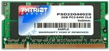 Patriot PSD22G8002S CL5, 2GB, DDR2, 800 MHz, SO-DIMM