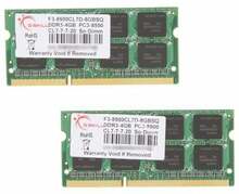 G.Skill F3-8500CL7D-8GBSQ CL7, 8GB, DDR3, 1066 MHz, SO-DIMM