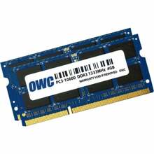 RAM OWC OWC1333DDR3S08S CL9, 8GB, DDR3, 1333 MHz, SO-DIMM, 2 x 4GB
