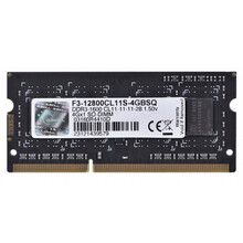 Mälu G.Skill F3-12800CL11S-4GBSQ CL11, 4GB, DDR3, 1600 MHz, SO-DIMM