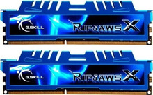 G.Skill RipjawsX F3-1600C9D-16GXM CL9, 16GB, DDR3, 1600 MHz, DIMM