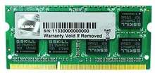 G.Skill F3-8500CL7S-4GBSQ CL7, 4GB, DDR3, 1066 MHz, SO-DIMM