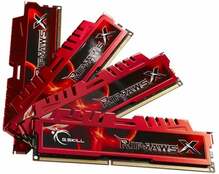 G.Skill RipjawsX F3-10666CL9Q-32GBXL CL9, 32GB, DDR3, 1333 MHz, DIMM