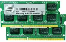 G.Skill F3-1600C11D-16GSL CL11, 16GB, DDR3, 1600 MHz, SO-DIMM