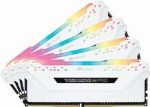 Corsair Vengeance RGB Pro CMW32GX4M4C3200C16W CL16, 32GB, DDR4, 3200 MHz, DIMM, 4x8GB, White