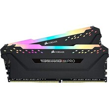 Corsair Vengeance RGB Pro CMW16GX4M2E3200C16-TUF CL16, 16GB, DDR4, 3200 MHz, DIMM, 2x8GB, Black