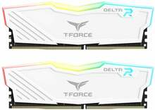 Team Group T-Force Delta RGB TF4D416G3200HC16CDC01 CL16, 16GB, DDR4, 3200 MHz, DIMM, 2x8GB, valge