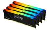 Operatiivmälu Kingston Fury Beast KF436C18BB2AK4/64 CL18, 64GB, DDR4, 28800 MHz, DIMM, 4 x 16GB