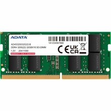 Adata Premier AD4S32008G22-DTGN CL22, 16GB, DDR4, 3200 MHz, SO-DIMM, 2 x 8GB, roheline