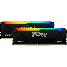 Operatiivmälu Kingston Fury Beast RGB KF432C16BB12AK2/32 CL16, 32GB, DDR4, 3200 MHz, DIMM, 2x16GB
