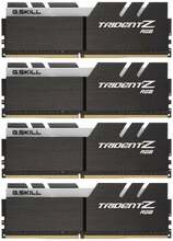 G.Skill Trident Z RGB F4-3200C16Q-32GTZRX CL16, 32GB, DDR4, 3200 MHz, UDIMM, 4x8GB