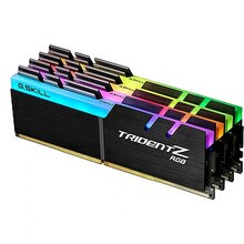 G.Skill Trident Z RGB F4-3600C16Q-64GTZRC CL16, 64GB, DDR4, 3600 MHz, UDIMM, 4x16GB