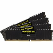 Corsair Vengeance LPX CMK32GX4M4B3200C16 CL16, 32GB, DDR4, 3200 MHz, DIMM, 4 x 8GB