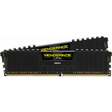 Corsair Vengeance LPX CL18, 32GB, DDR4, 3600 MHz, DIMM, 2x16GB, Black
