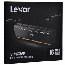 Operatiivmälu Lexar Thor LD4BU008G-R3200GDXG CL16 16GB, DDR4, 3200 MHz, UDIMM, 2 x 8GB