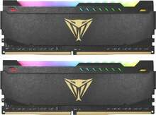 Patriot Viper Steel RGB CL18, 16GB, DDR4, 3600 MHz, DIMM, 2x8GB