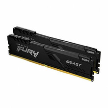 Operatiivmälu Kingston Fury Beast KF432C16BBK2/16 CL16, 16GB, DDR4, 3200 MHz, DIMM, 2x8GB, Black