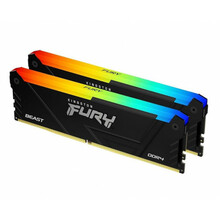 Operatiivmälu Kingston Fury Beast RGB KF436C18BB2AK2/32 CL18, 32GB, DDR4, 3600 MHz, DIMM, 2x16GB
