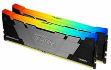 Kingston Fury Renegade RGB KF436C18RB2AK2/64 CL18, 64GB, DDR4, 3600 MHz, DIMM, 2 x 32GB