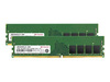 Operatiivmälu Transcend JetRam JM3200HLE-32GK CL22, 32GB, DDR4, 3200 MHz, UDIMM, 2x16GB
