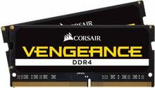 Operatiivmälu Corsair Vengeance CMSX16GX4M2A2666C18, 16GB, DDR4, 2666 MHz, SO-DIMM, 2x8GB, must