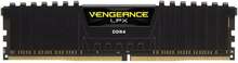 Operatiivmälu Corsair Vengeance LPX CMK16GX4M1A2400C16 CL16, 16GB, DDR4, 2400 MHz, UDIMM, must