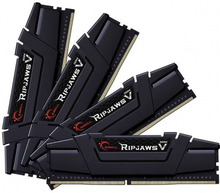 Operatiivmälu G.Skill Ripjaws V F4-3200C16Q-64GVK CL16, 64GB, DDR4, 3200 MHz, UDIMM, 4x16GB