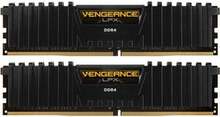 Operatiivmälu Corsair Vengeance LPX CMK16GX4M2A2666C16 CL16, 16GB, DDR4, 2666 MHz, DIMM, 2x8GB, must