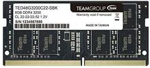 Operatiivmälu Team Group Elite TED48G3200C22-S01 CL22, 8GB, DDR4, 3200 MHz, SO-DIMM