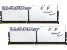 G.Skill Trident Z Royal F4-3200C16D-32GTRS CL16, 32GB, DDR4, 3200 MHz, UDIMM, 2x16GB, hõbedane