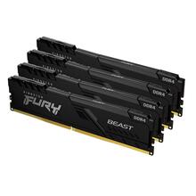 Mälu Kingston Fury Beast CL16, 32GB, DDR4, 3200 MHz, DIMM, 4x8GB, must