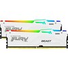 Kingston Fury Beast KF552C40BWAK2-32 CL40, 32GB, DDR5, 5200 MHz, DIMM, 2 x 16GB, valge