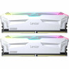 Operatiivmälu Lexar Ares RGB LD5EU016G-R6400GDWA CL40, 32GB, DDR5, 6400 MHz, DIMM, 2x16GB, valge